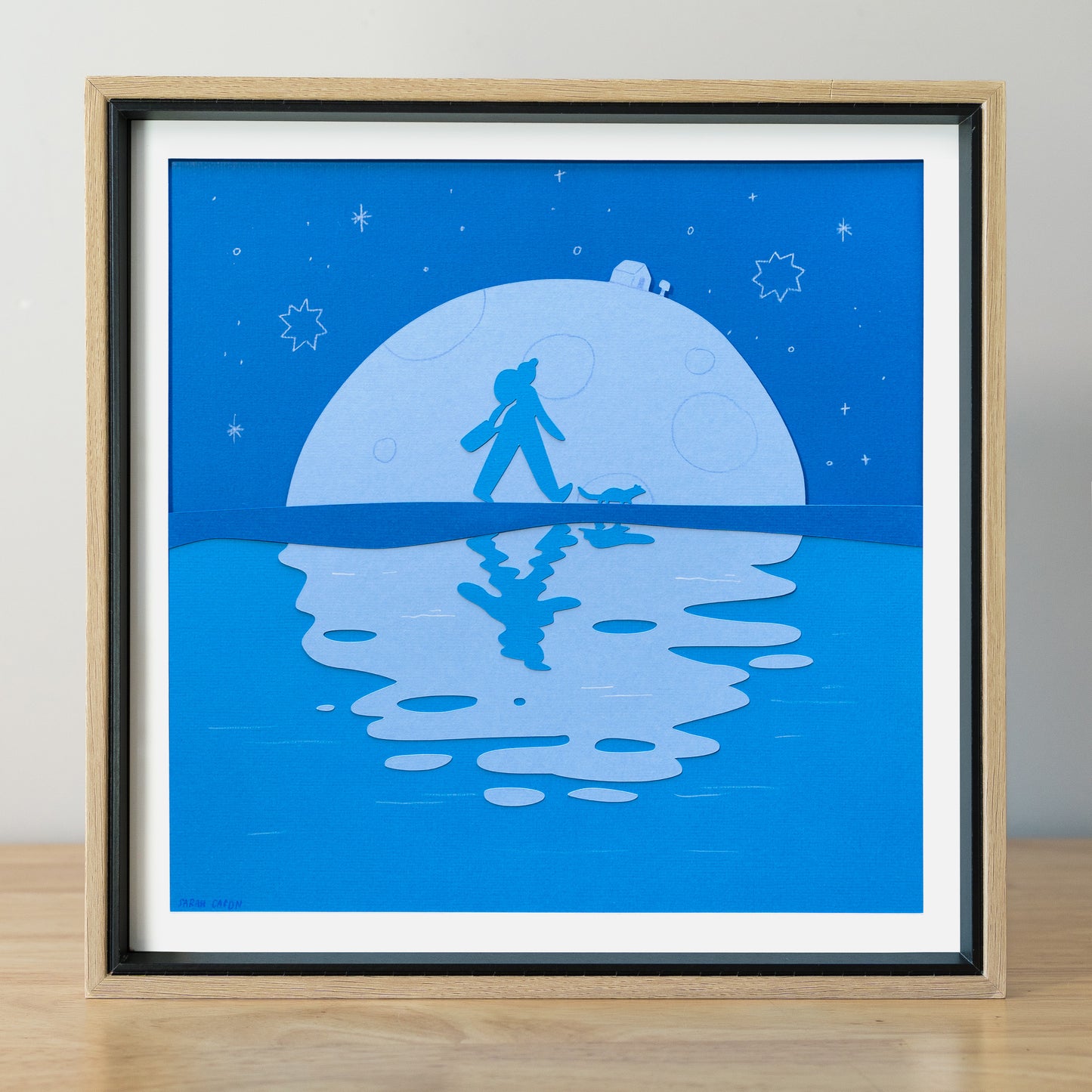 Blue Reflections Print