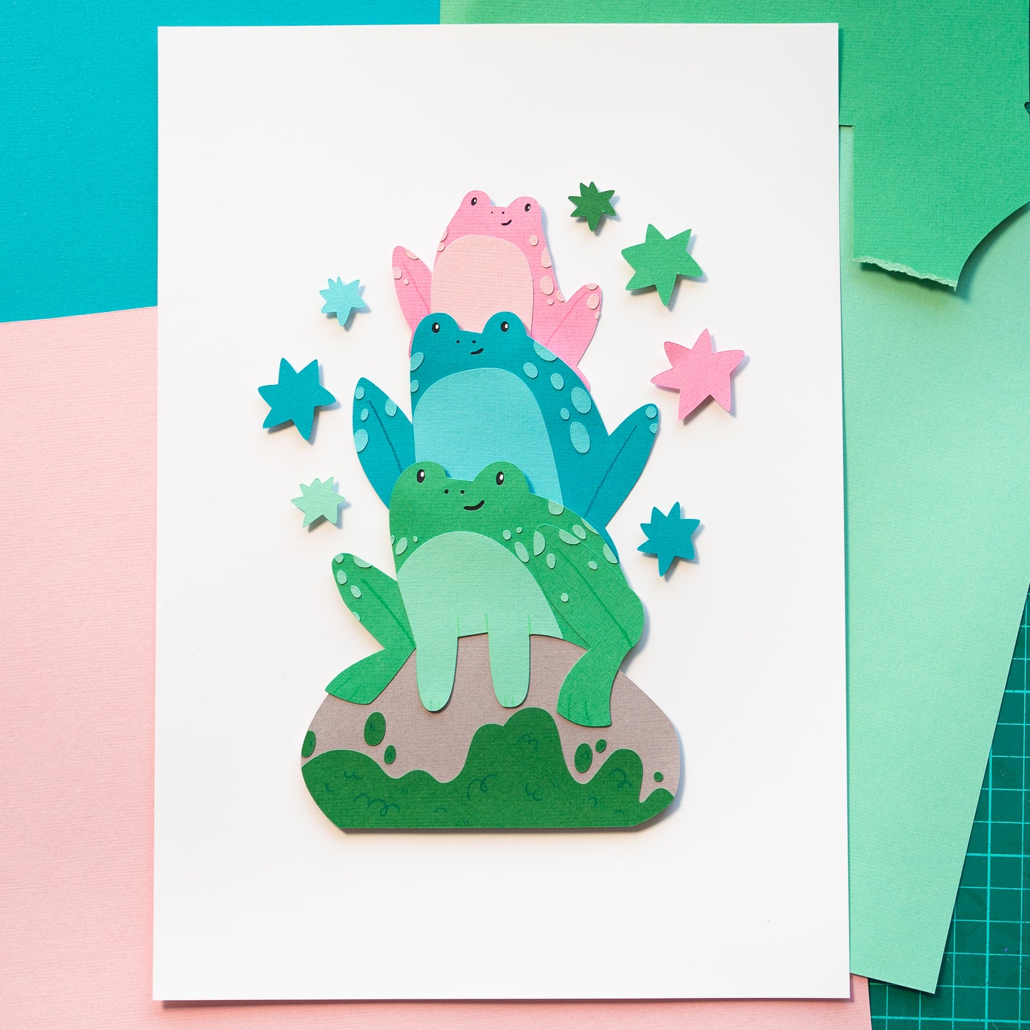 Stone and Frogs Original