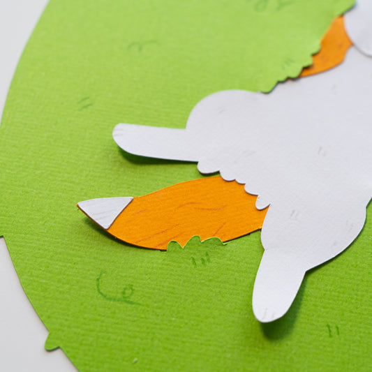 Corgi in the Grass Print Original