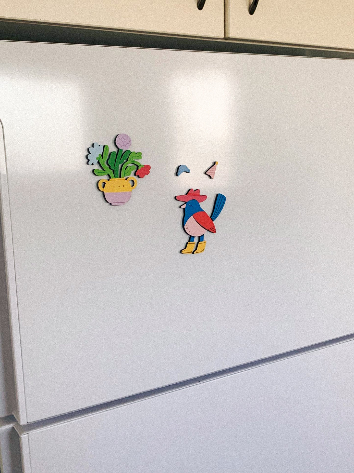 Booty Bird Magnet Set