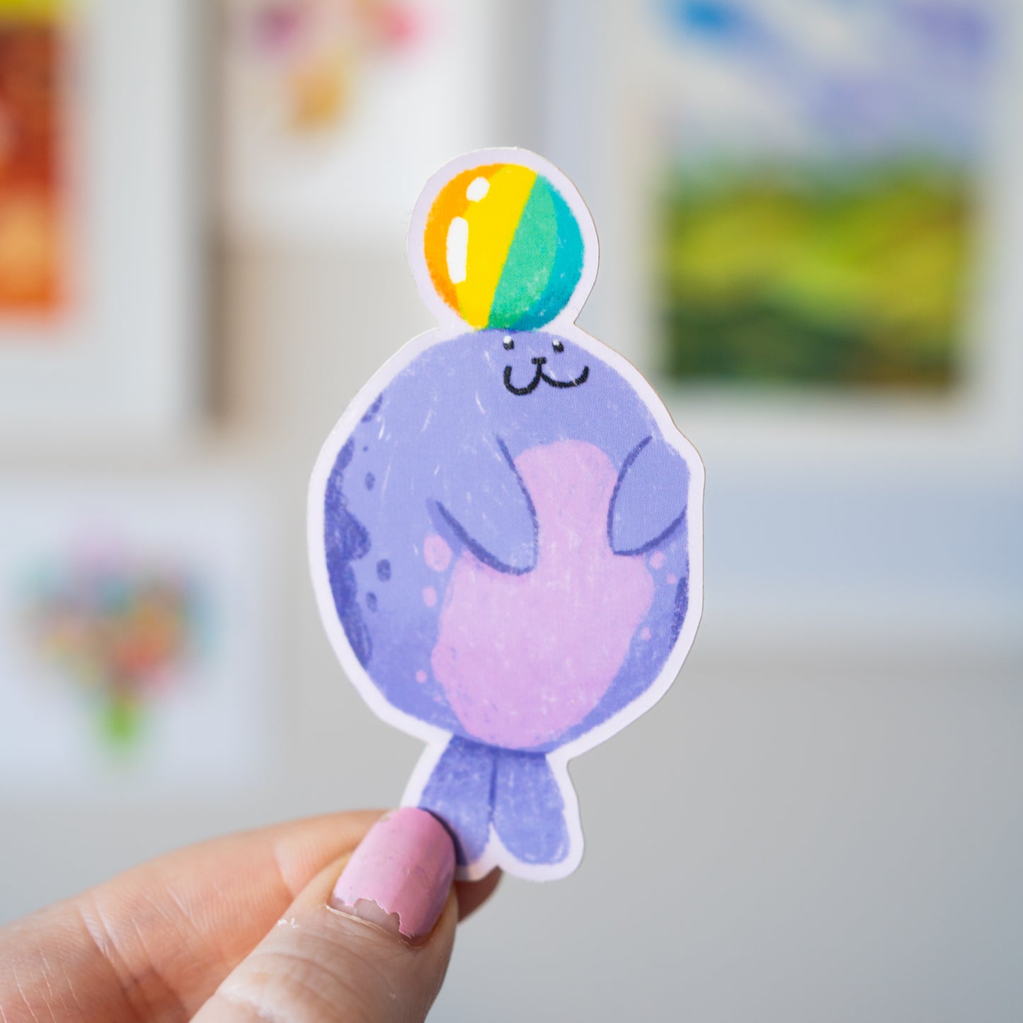 Round Seal Sticker
