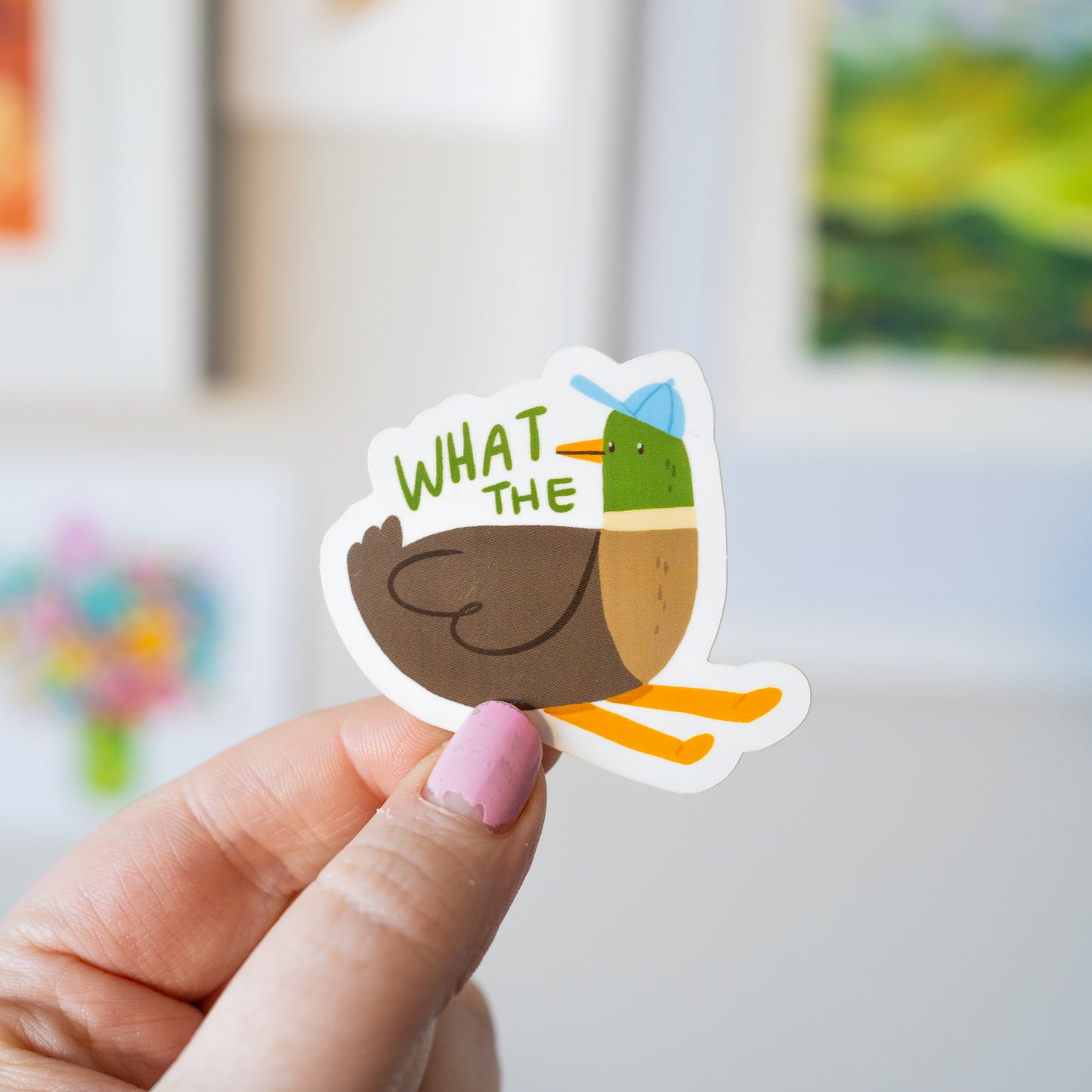 What the Duck Sticker