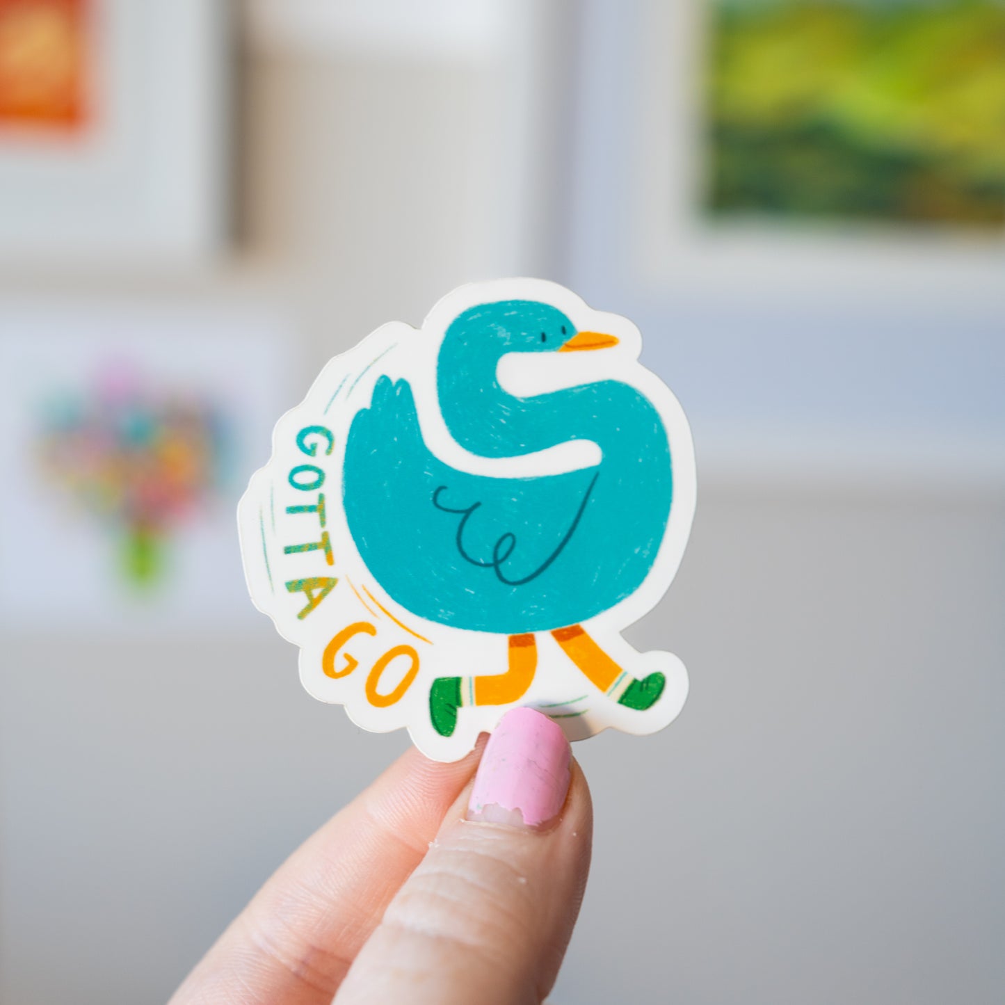 Gotta Go Goose Sticker