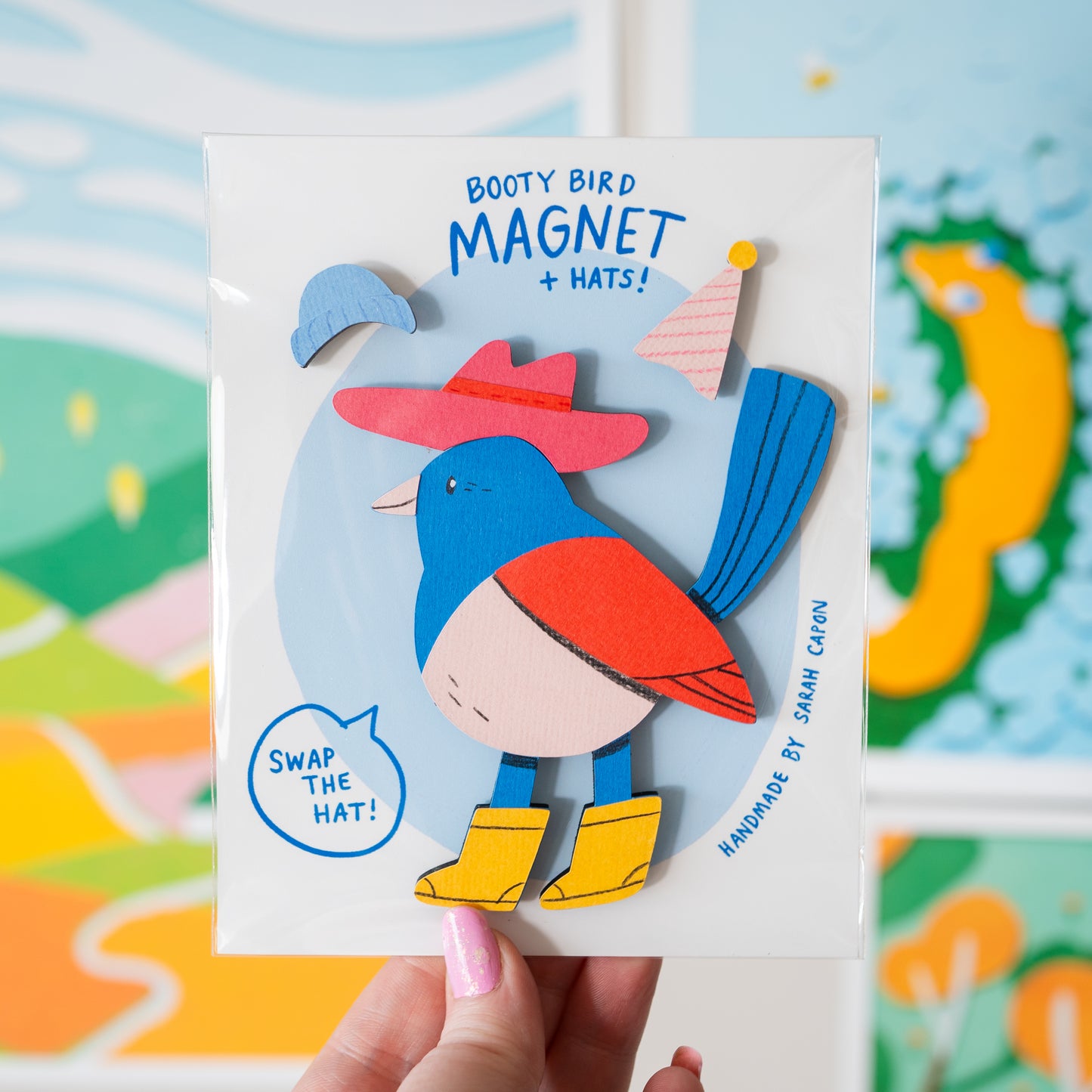 Booty Bird Magnet Set
