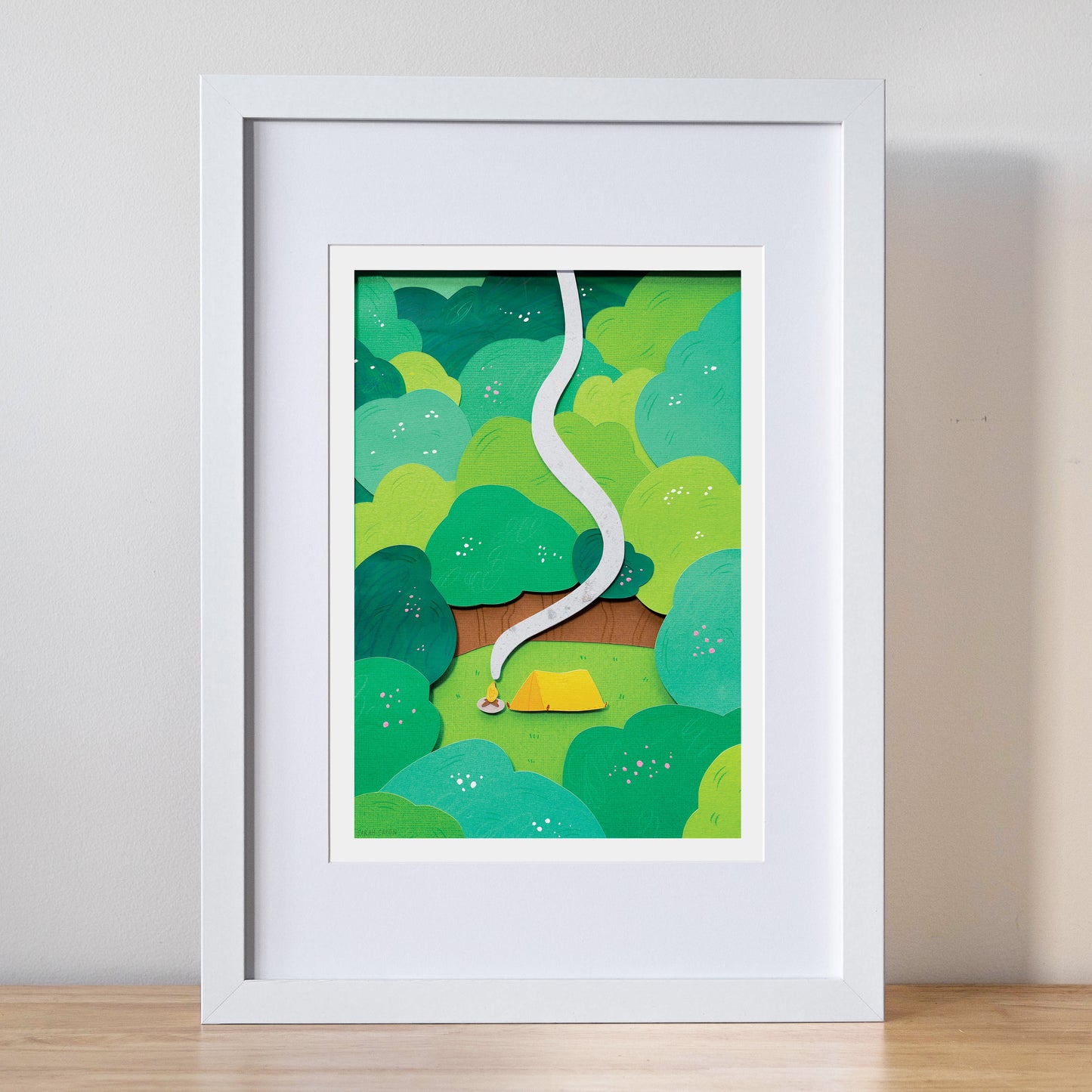 Cosy Camping Print