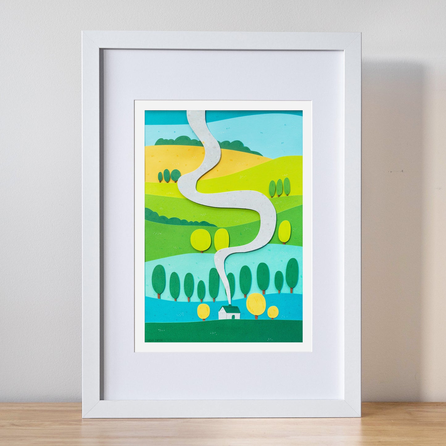 Graphical Landscape Print