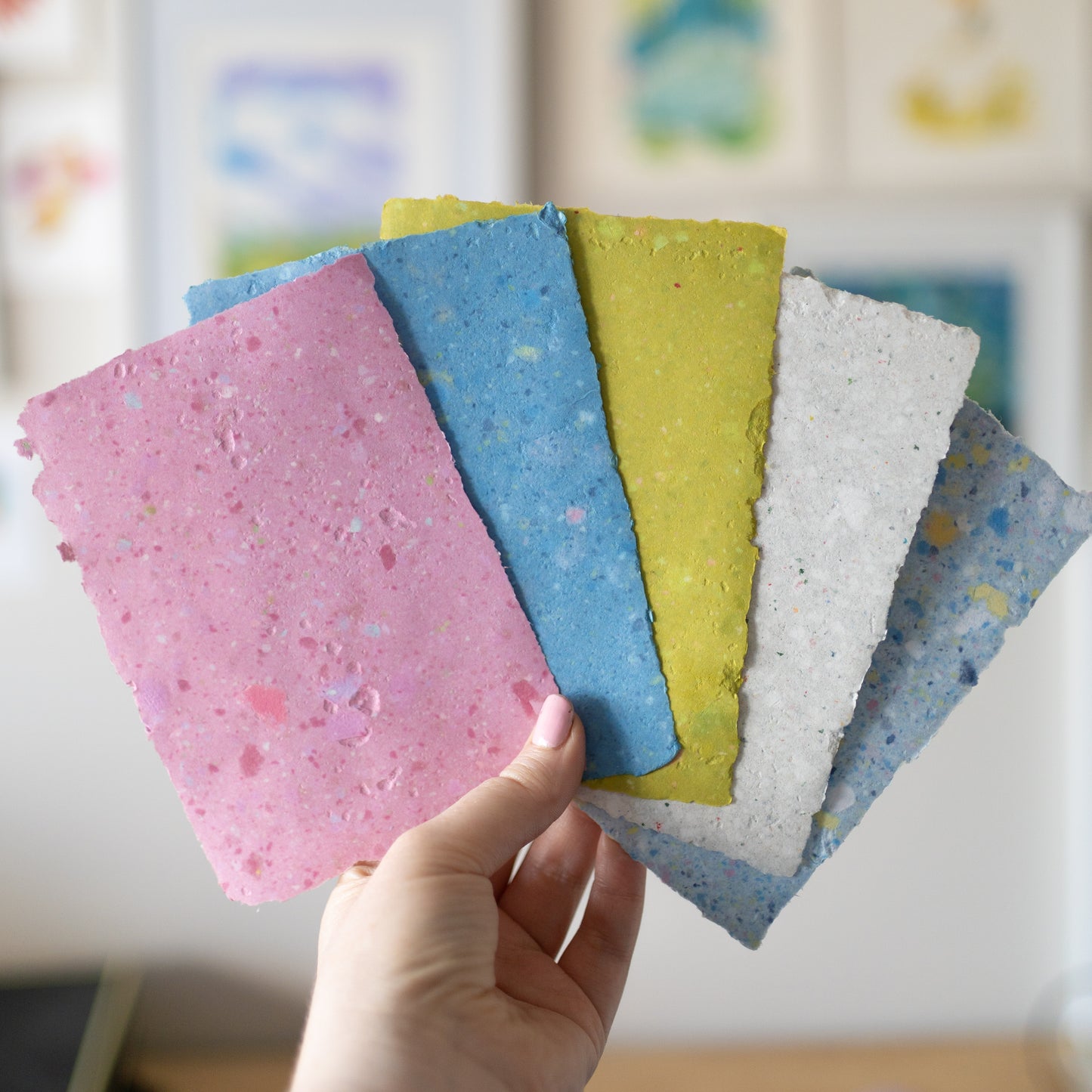 Lucky Dip Handmade Paper - Assorted A6 x5 Pack
