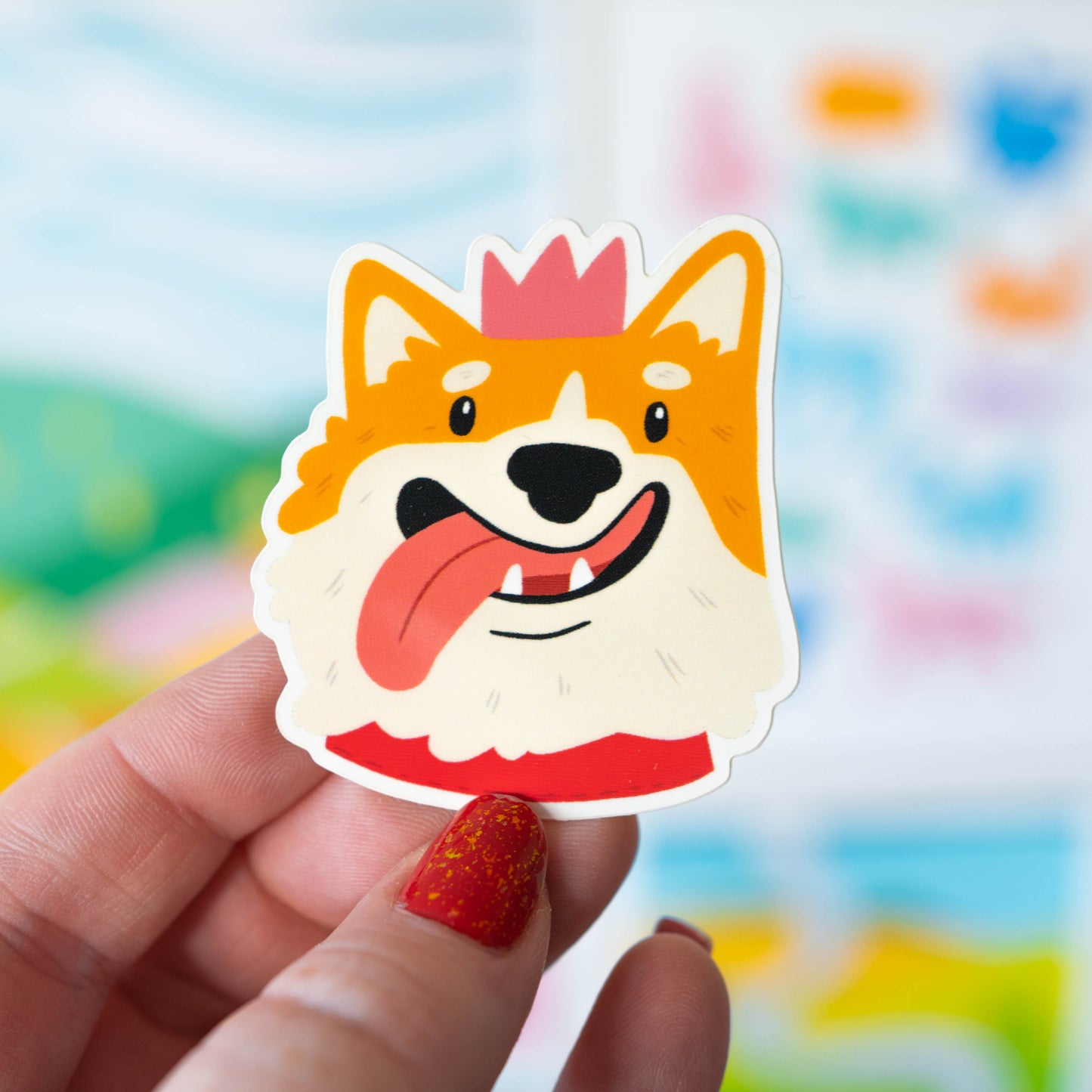 Happy Dog Sticker