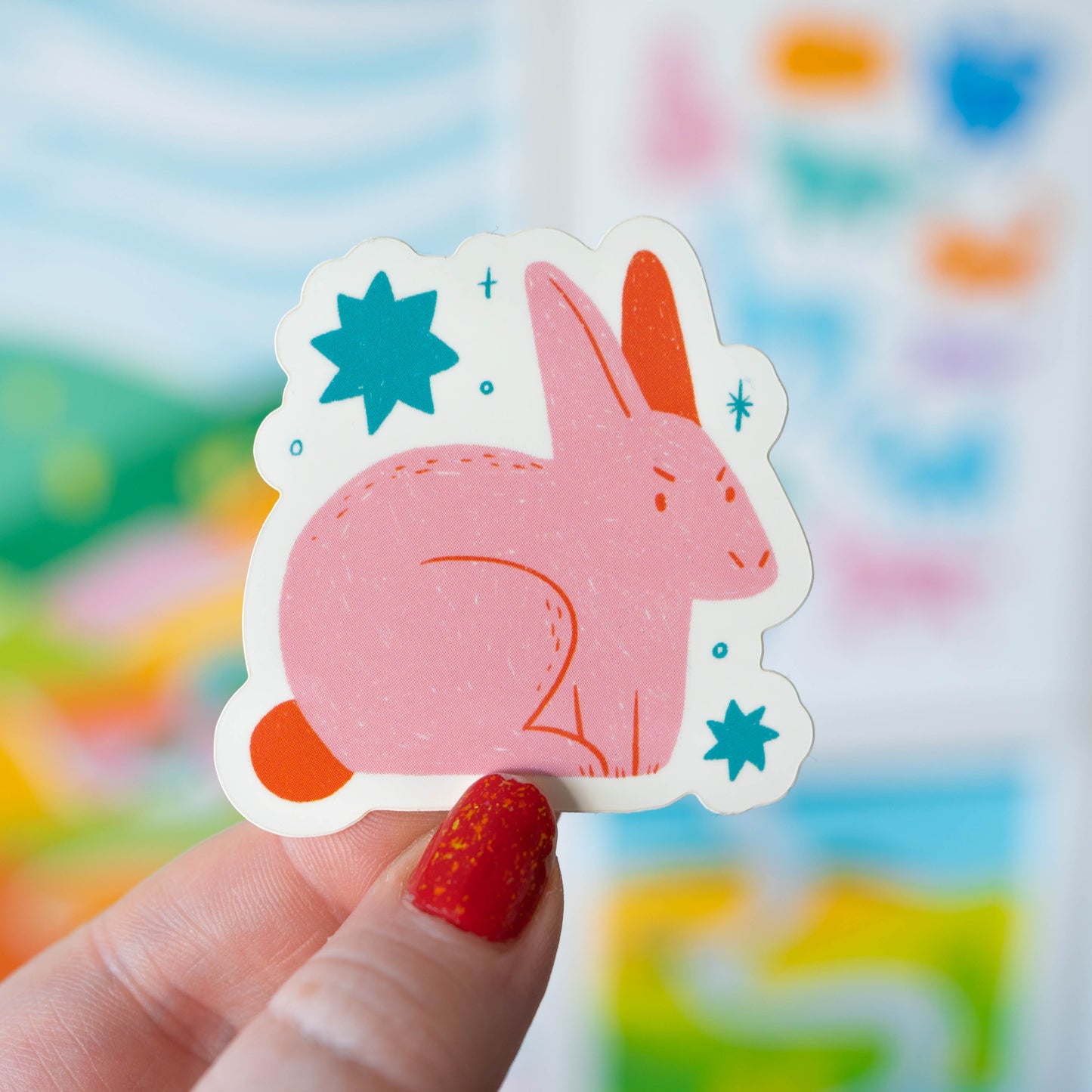 Grumpy Bun Sticker