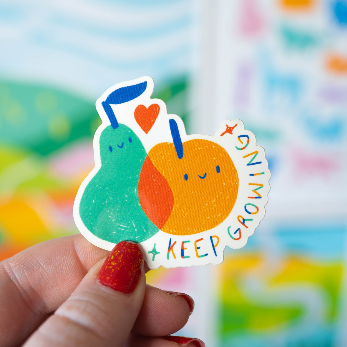 Keep Growing Sticker