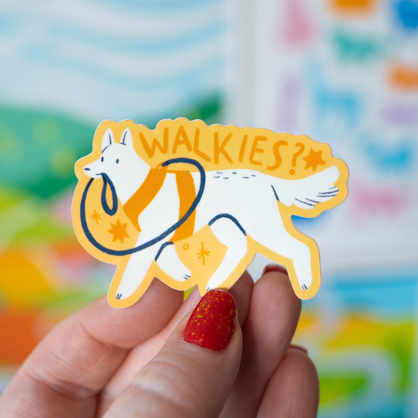 Walkies Sticker