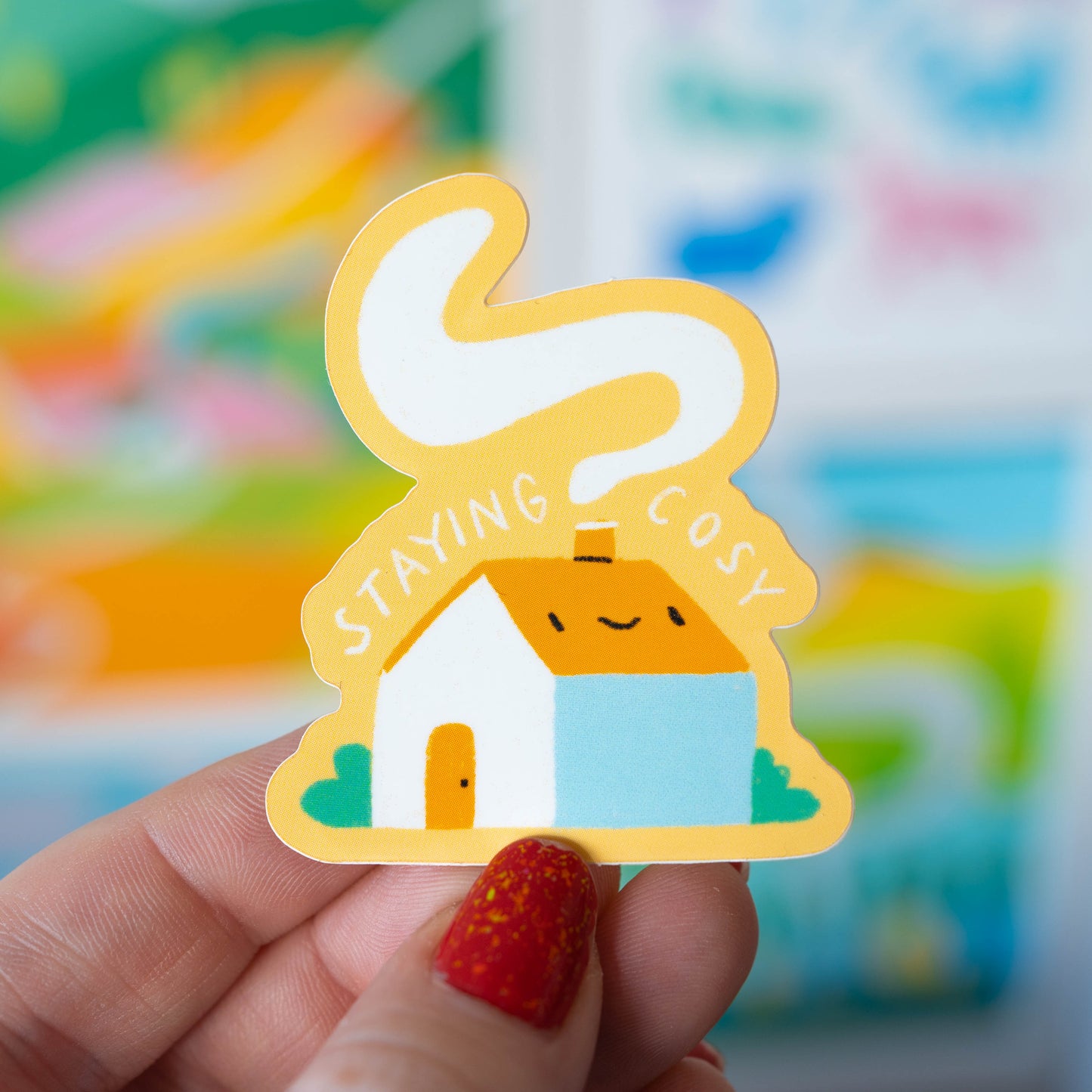 Staying Cosy Sticker