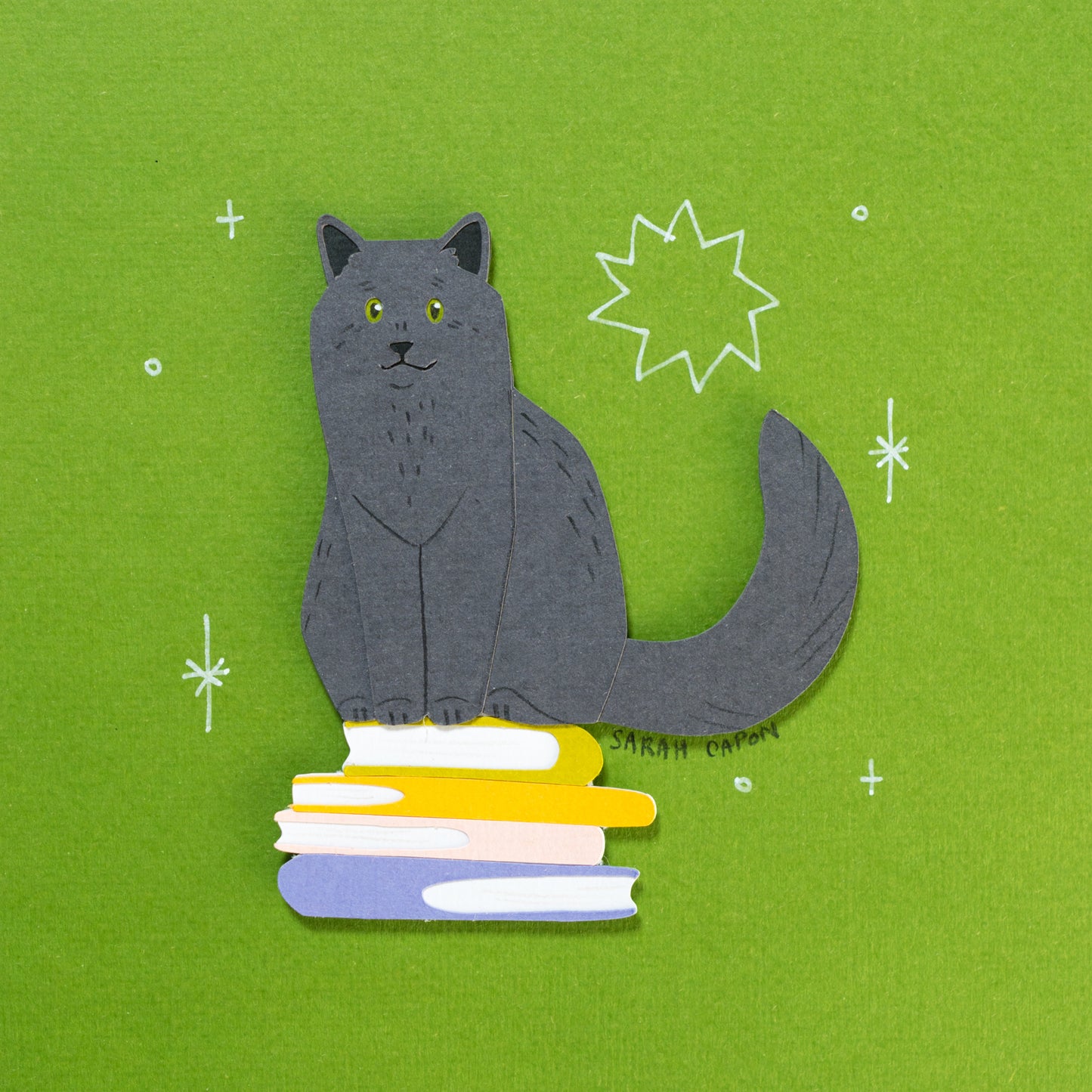 Black Cats on Books