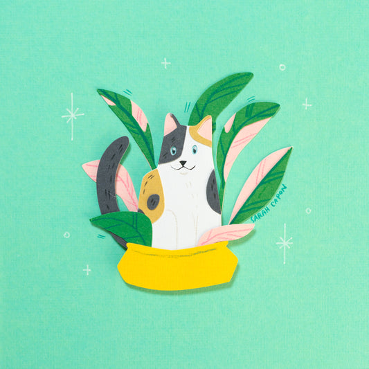 Calico Cats in Plants