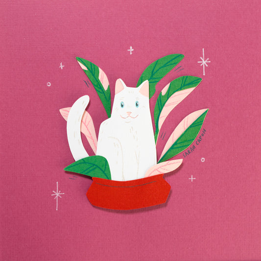 White Cats in Plants