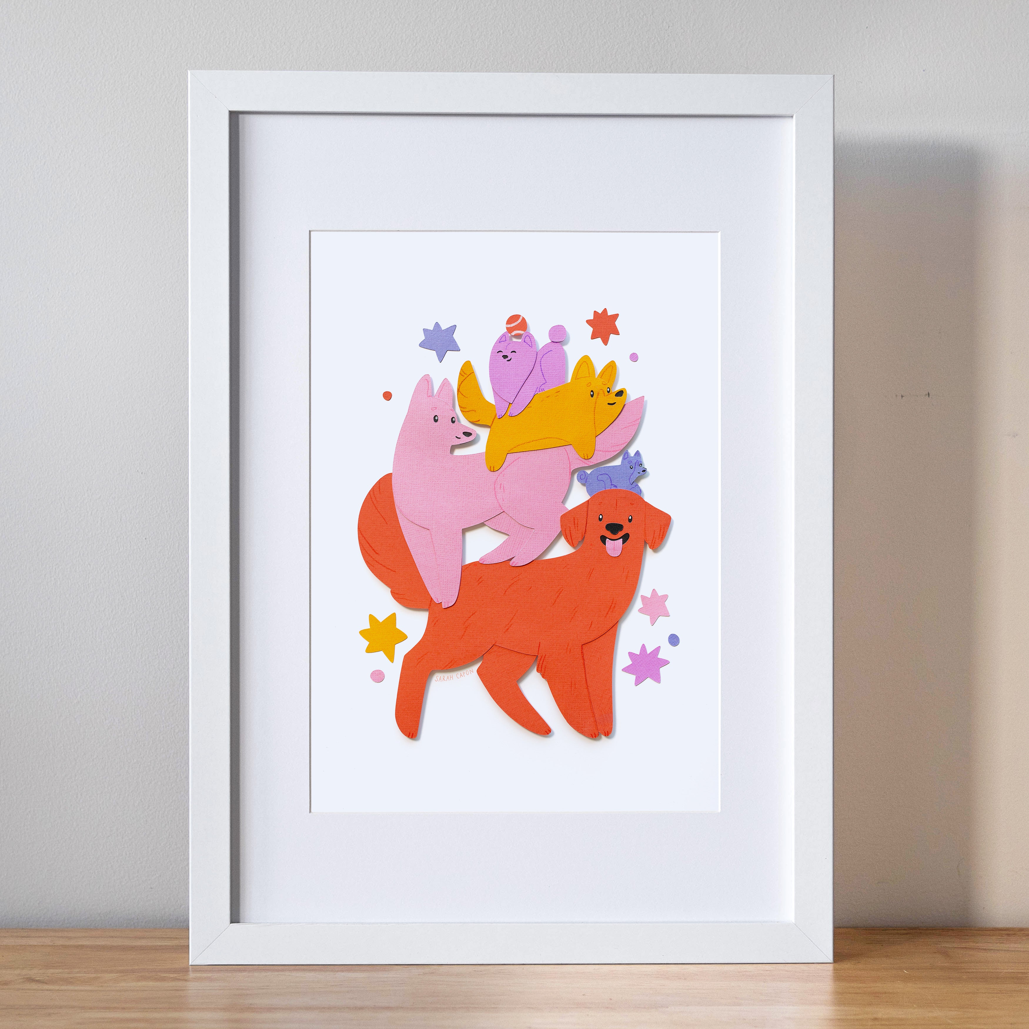 Dog Jenga Print