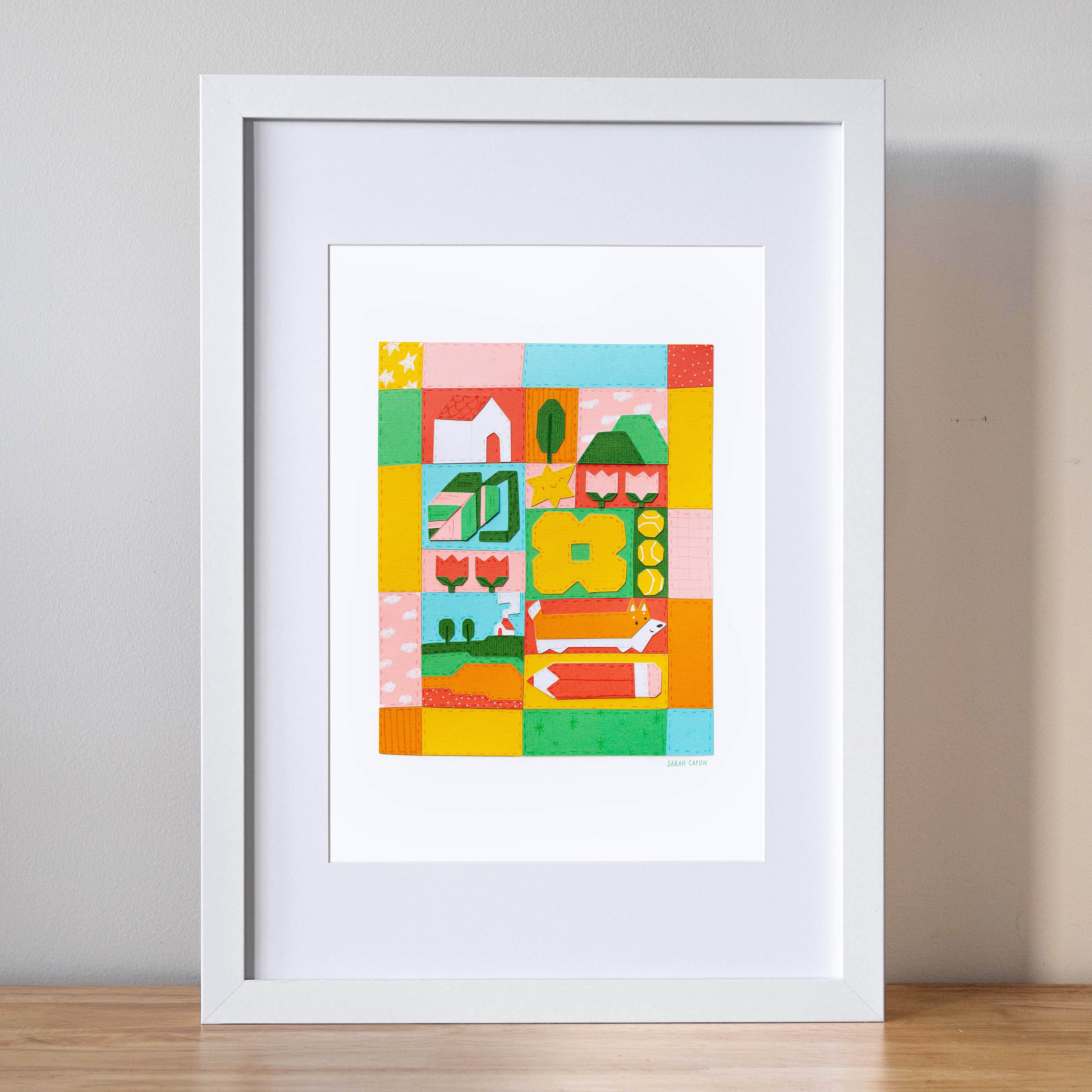 Patchwork Quilt Print