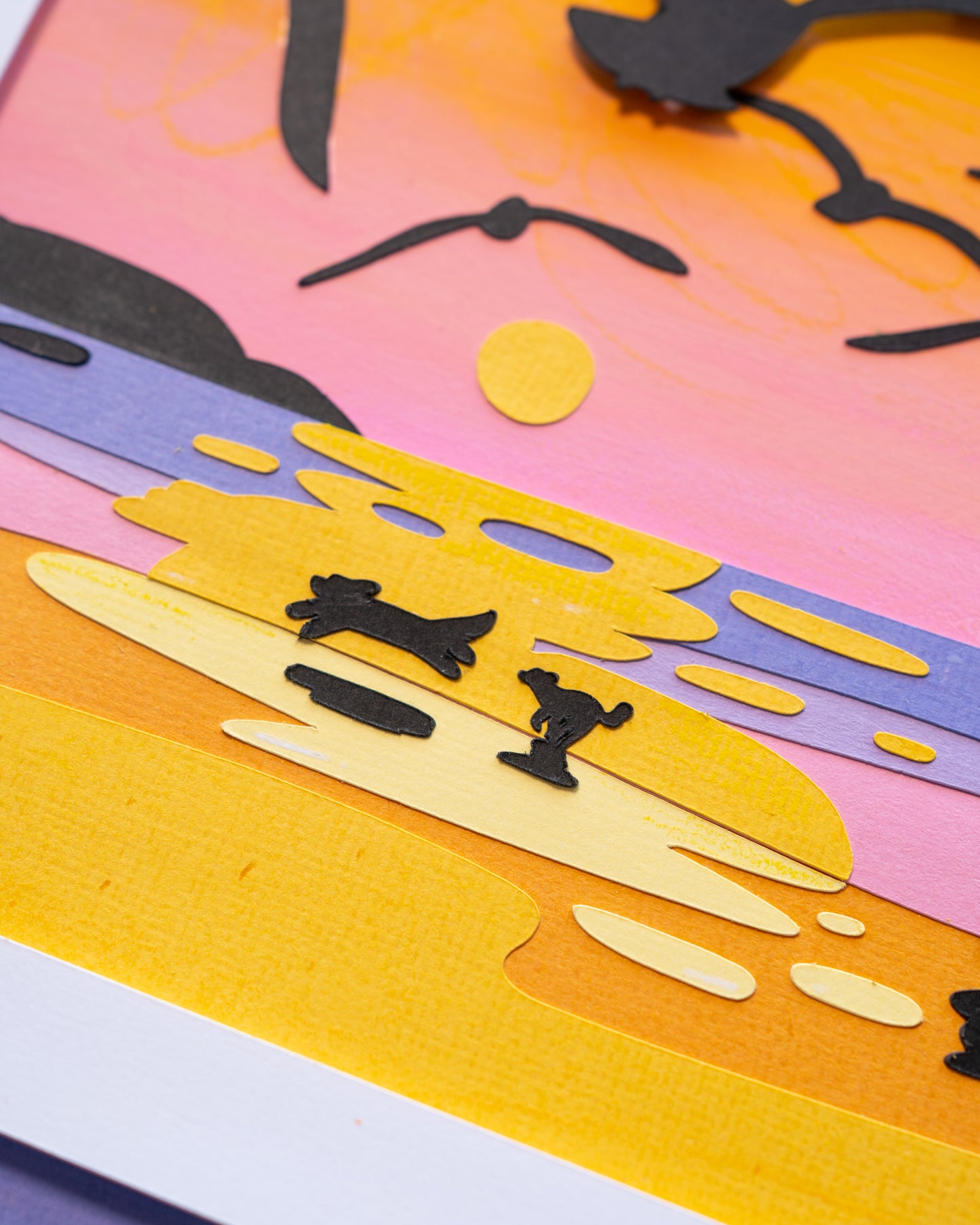 Seagull Sunset Original