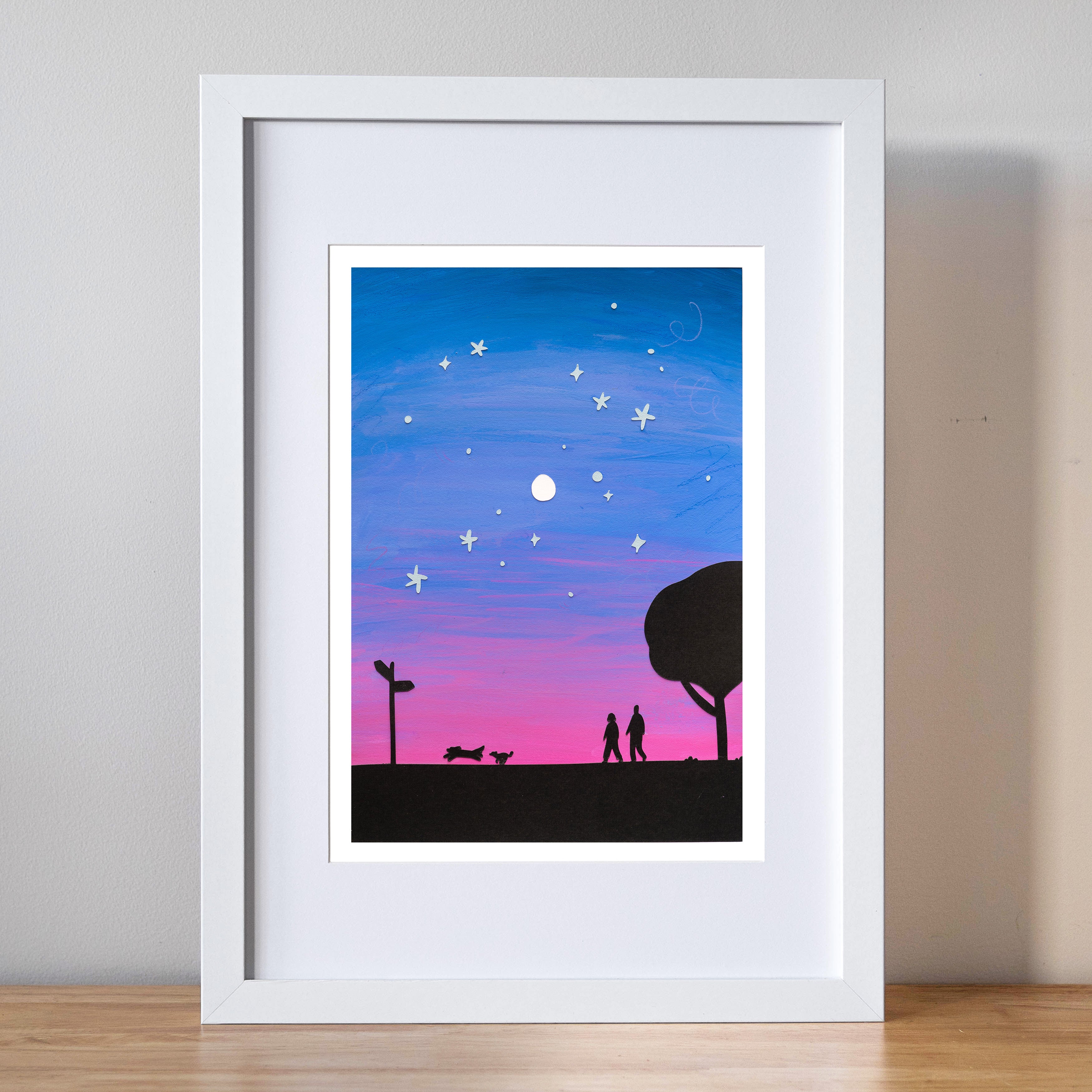 Marble Moon Print