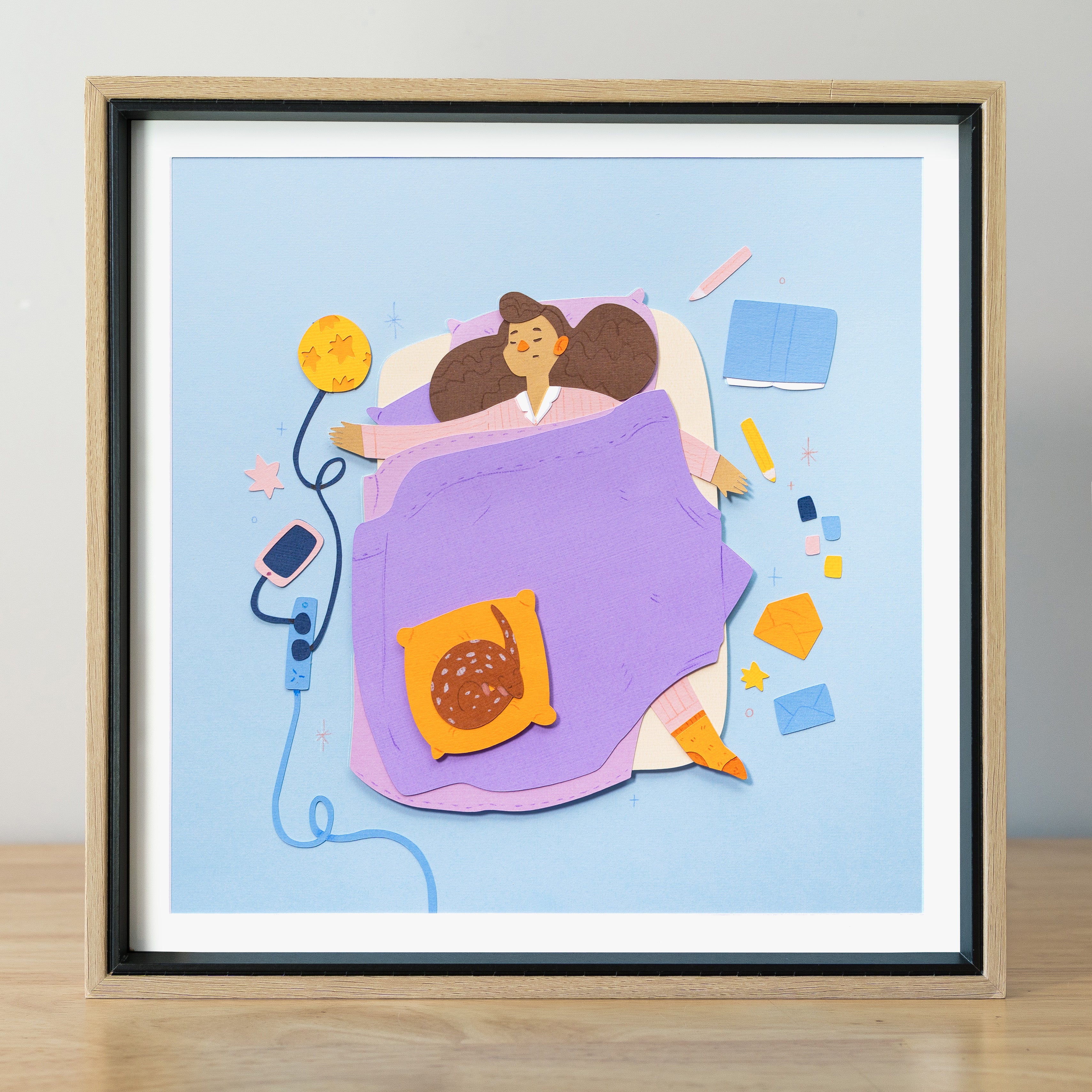 Snoozing Print