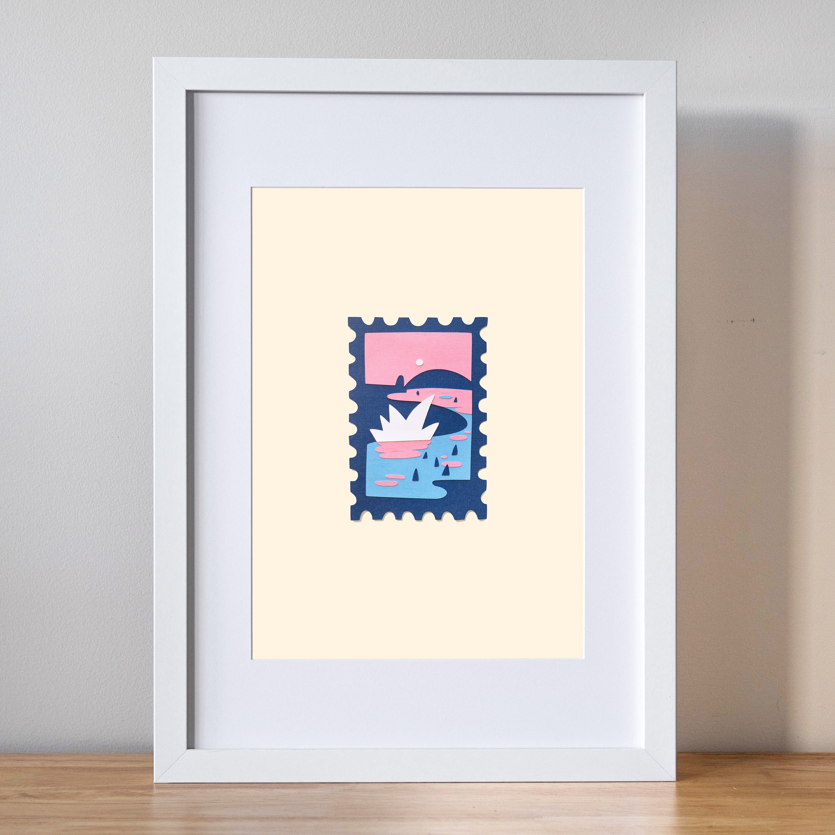Sydney Stamp Print