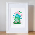 Stone and Frogs Print