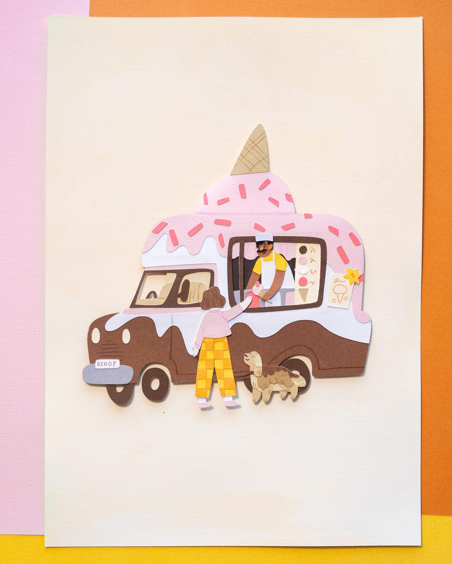 Strawberry Ice Cream Truck Original