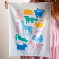 Dogs & Cats Tea Towel