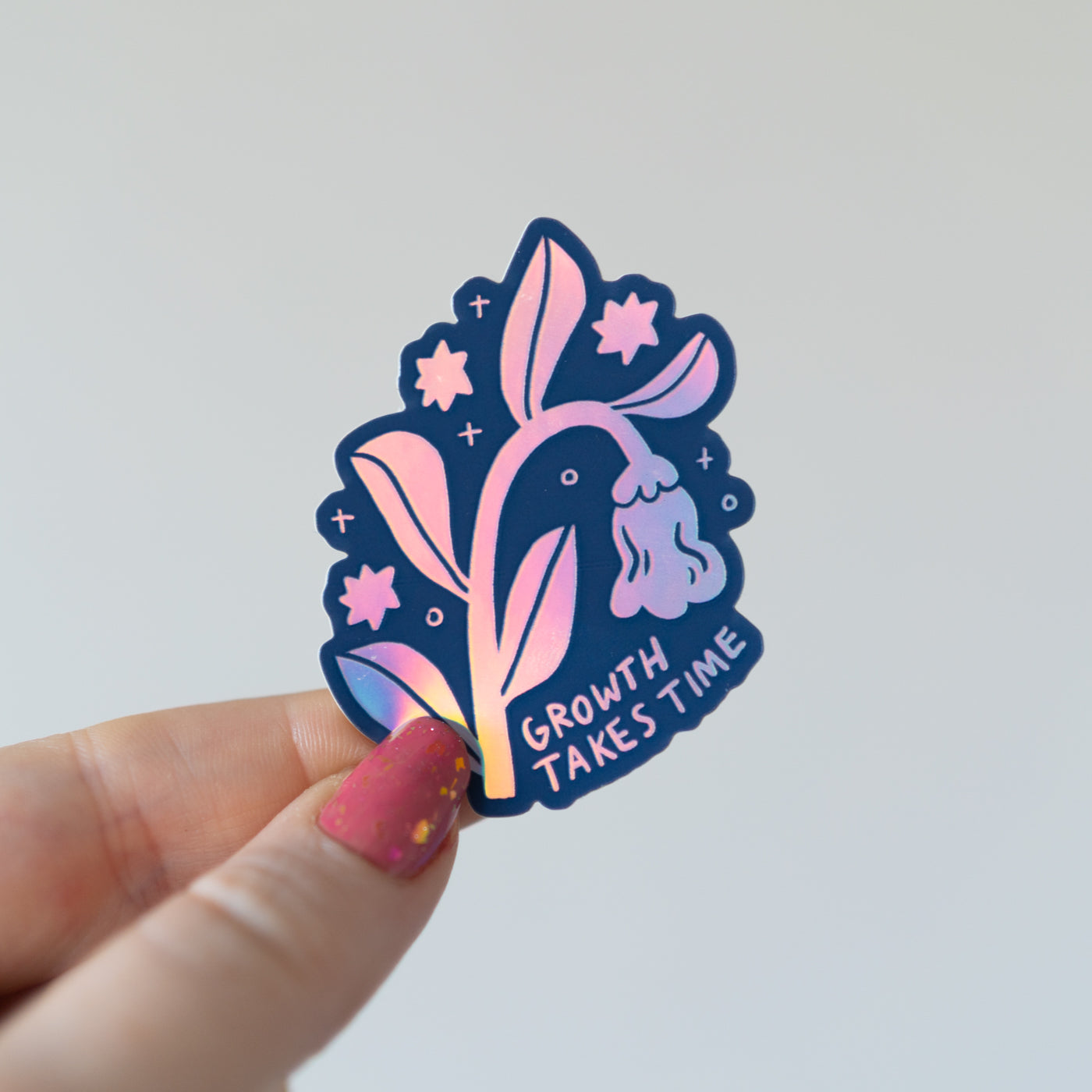 Growth Takes Time Sticker
