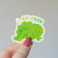 I Am Frog Sticker