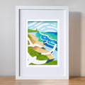 Sunshine and the Ocean Print