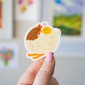 Chick & Hen Sticker