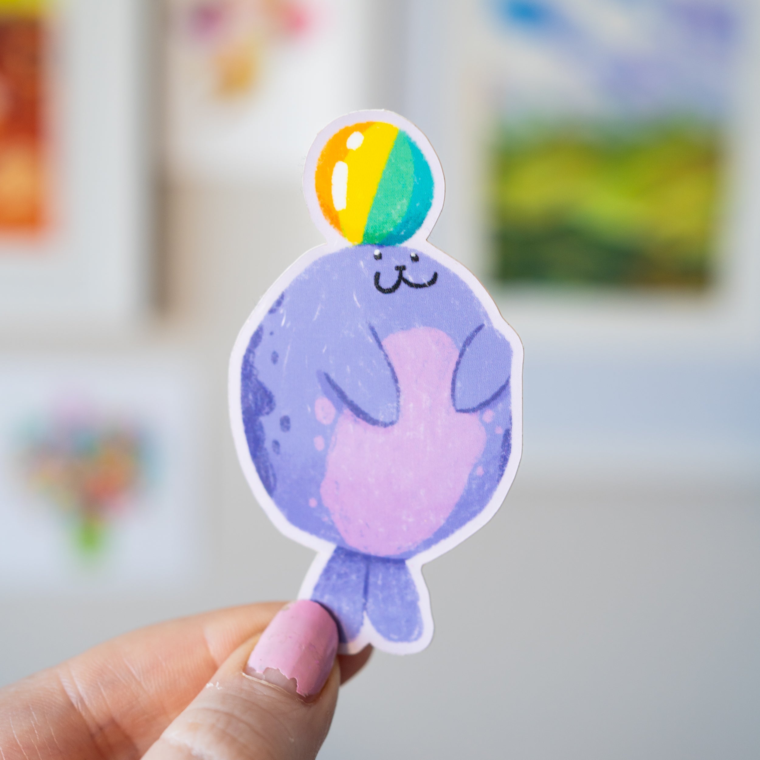 Round Seal Sticker