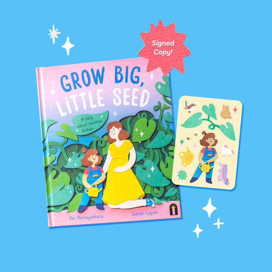 Sticker Bundle: Grow Big, Little Seed Picture Book (illustrator signed)