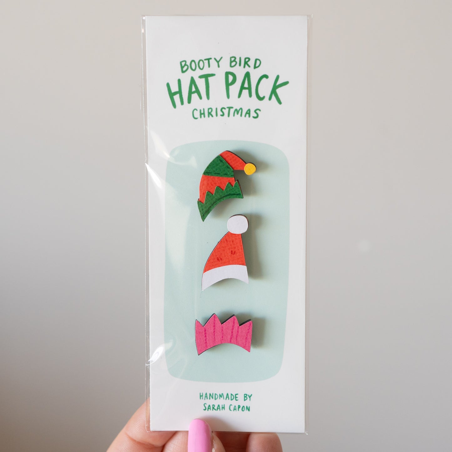 Christmas Hat Pack for Booty Bird - Magnet Set
