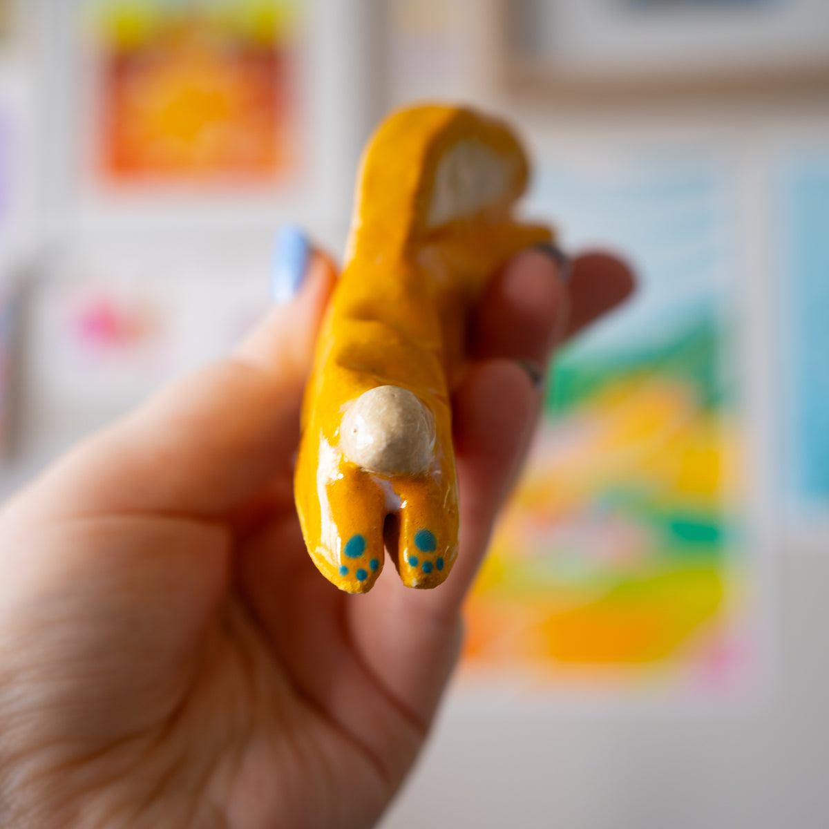 Bunny Brush Minder / Yellow