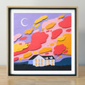 Cloudy Sunset Print