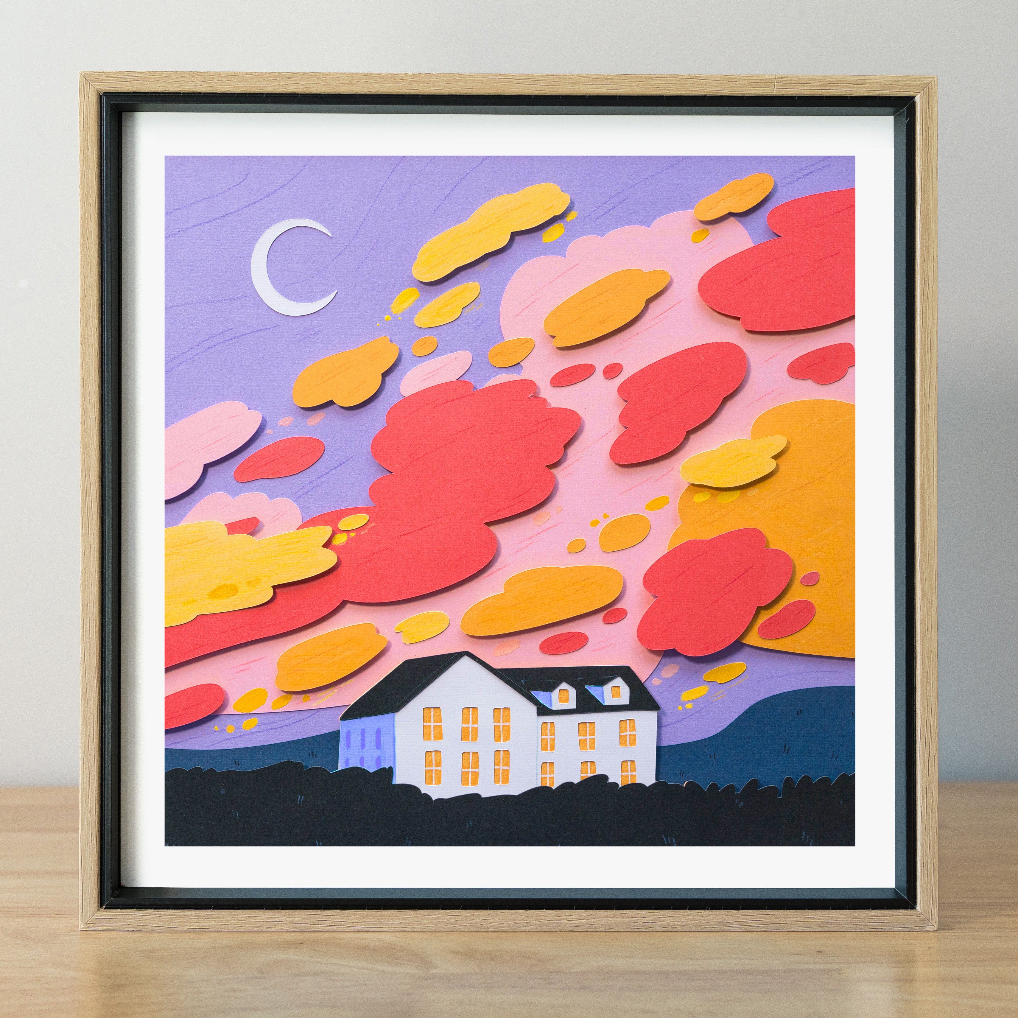 Cloudy Sunset Print