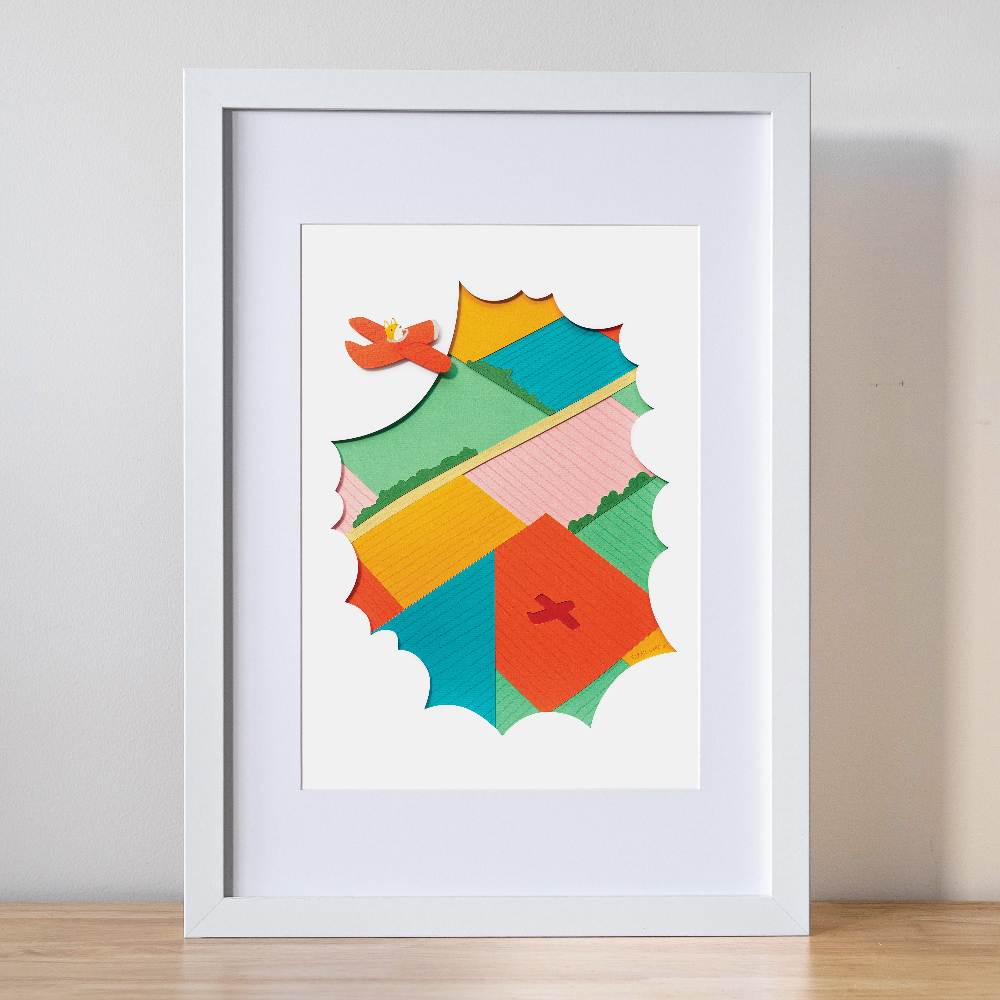 Flying Dog Print