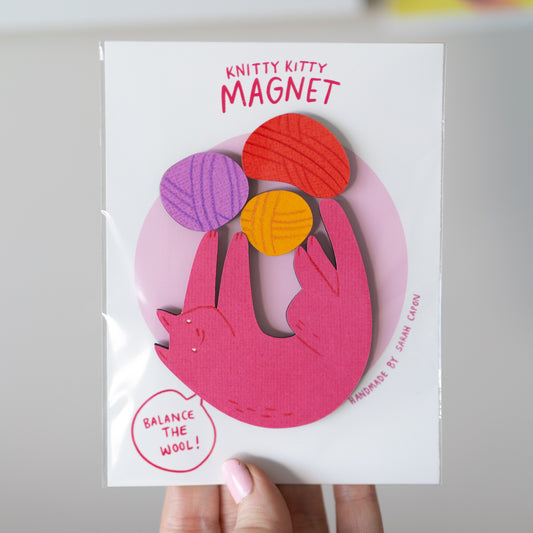Knitty Kitty Magnet Set