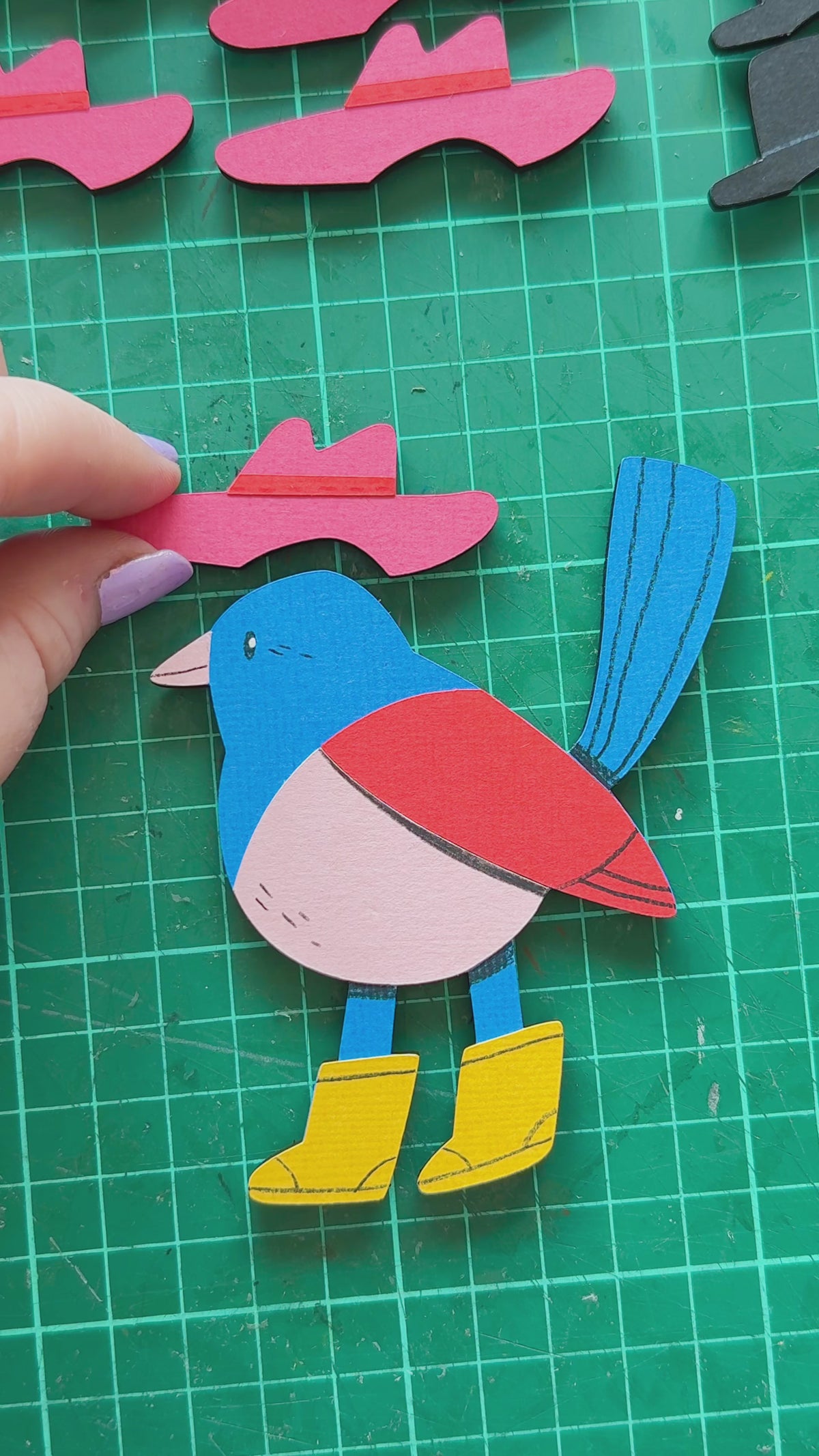 Booty Bird Magnet Set