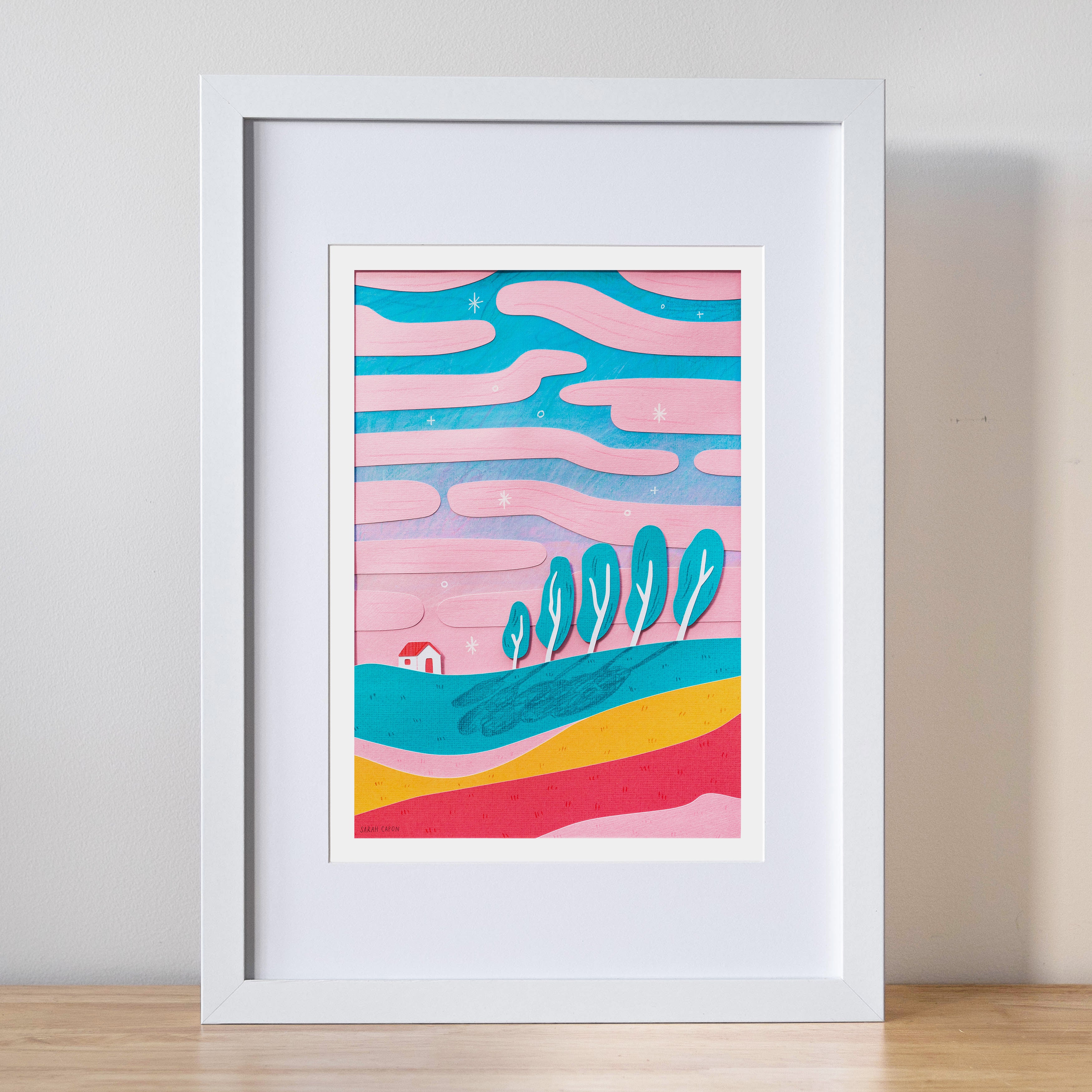 Red Dusk Print