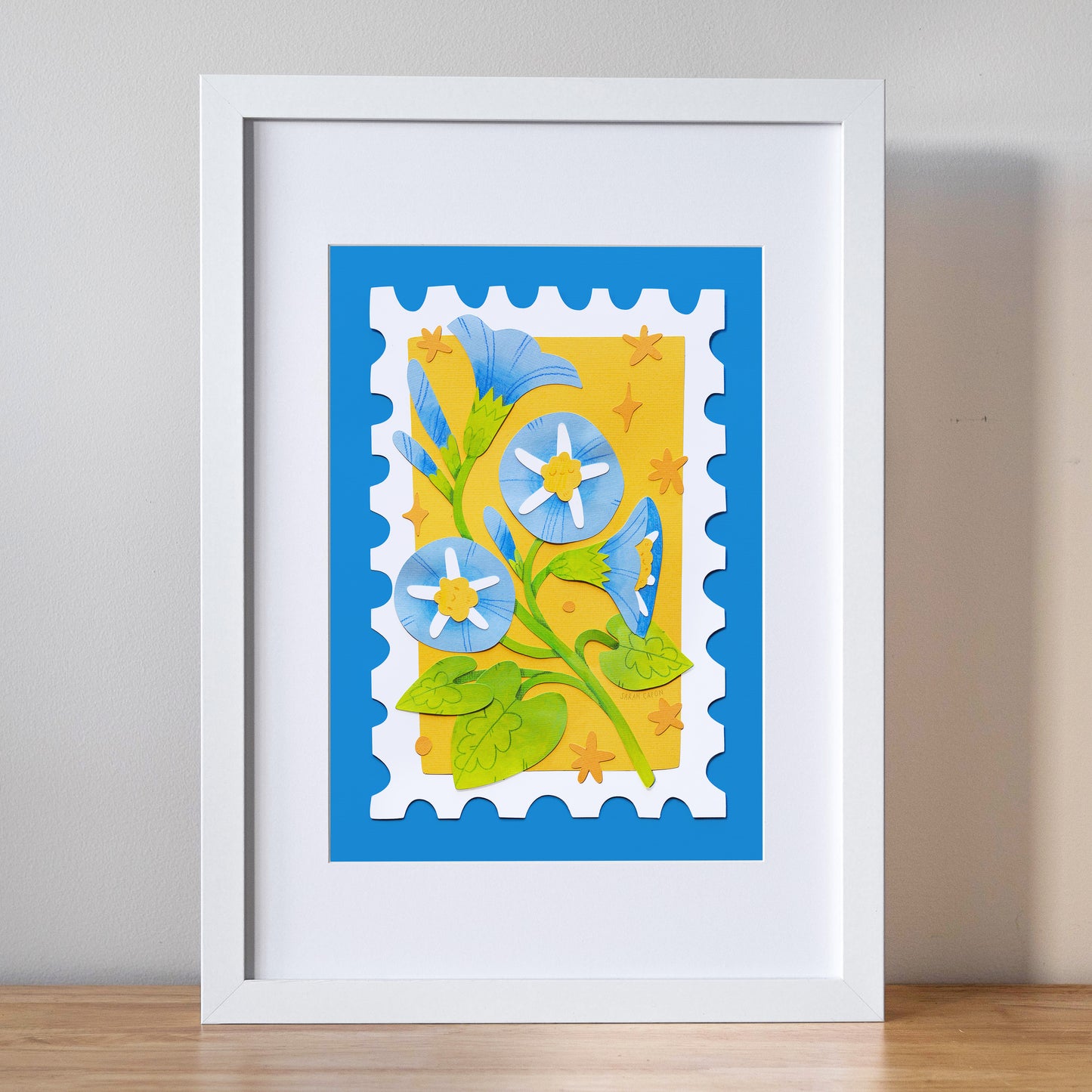 Flower Stamp Print