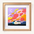 Cloudy Sunset / Framed Original