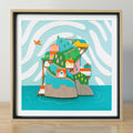 Town Island Print