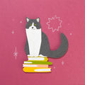 Tuxedo Cats on Books
